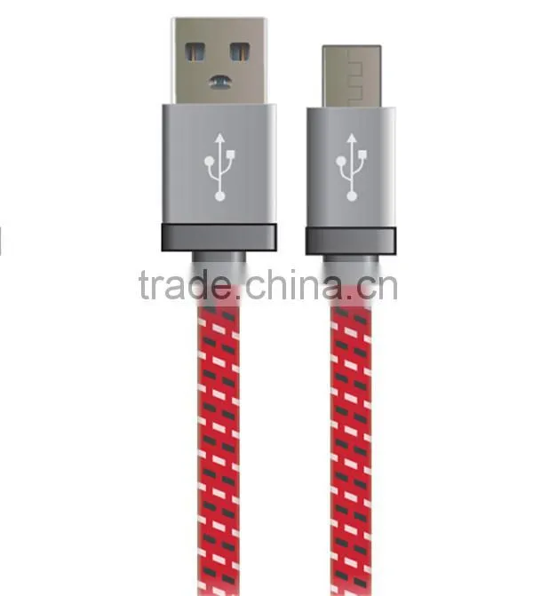 2015 Newest Arrival Colorful Usb Data Cable For Samsung Mobile Phone