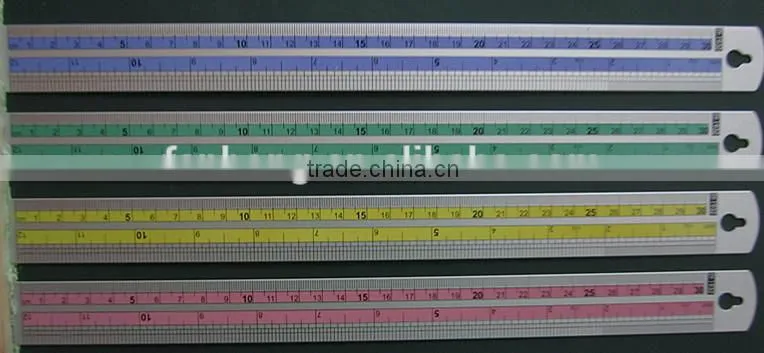 aluminum 30cm ruler metal ruler