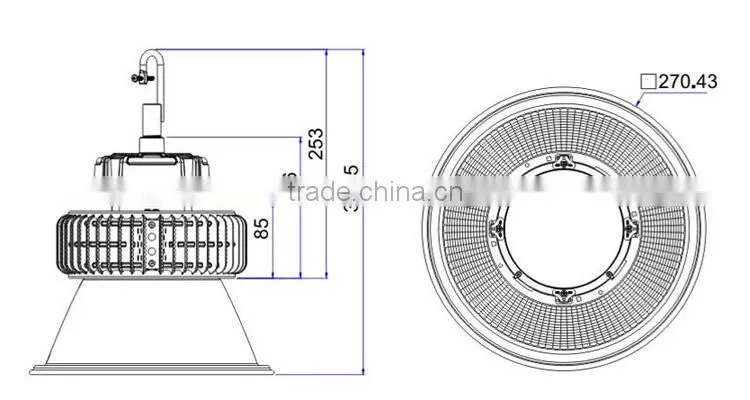 new design factory price quality 100W mining led head lamp