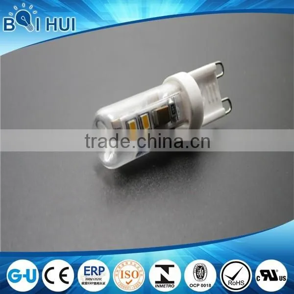 LED 2.5w g9 car lamp/plastic led light g9 /smd2835 light led light g9 12v