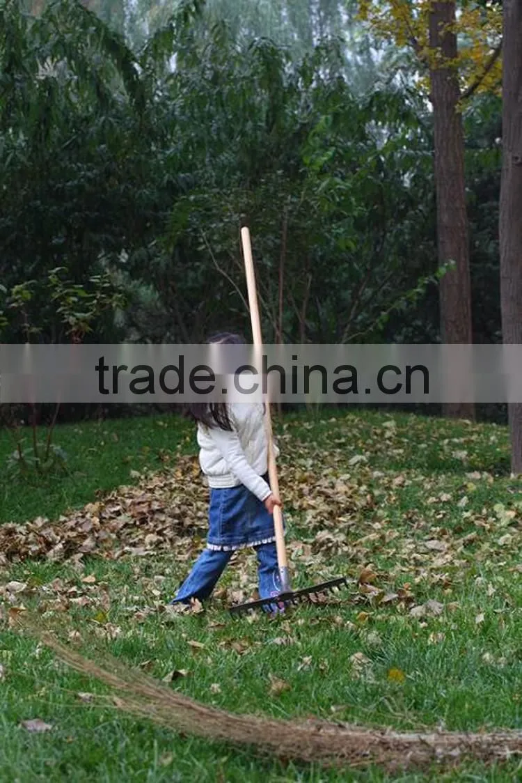 Leaf Rake,Grass Rake Steel Garden Rake
