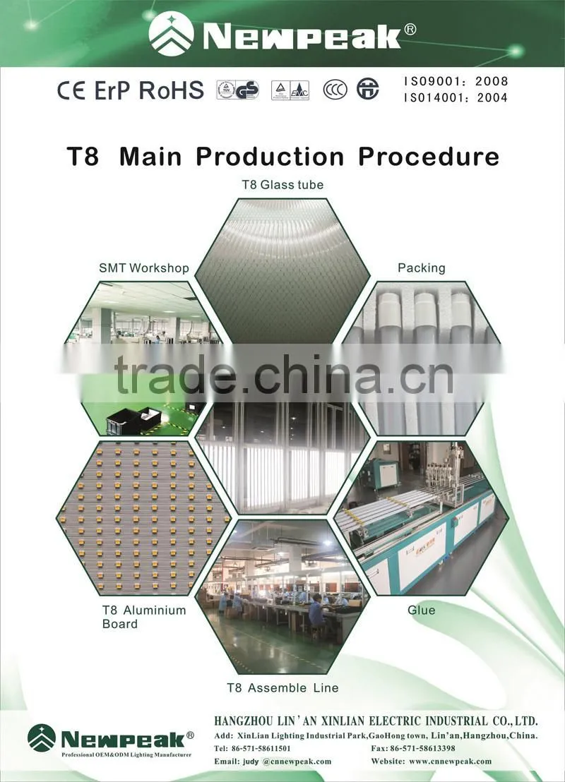 4ft 40W led lighting fixture ,IP66,IK10,super brightness 105lm/w,lighting fixture