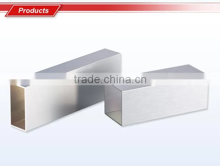 Special shape industrial aluminum profile with custom surface treatment