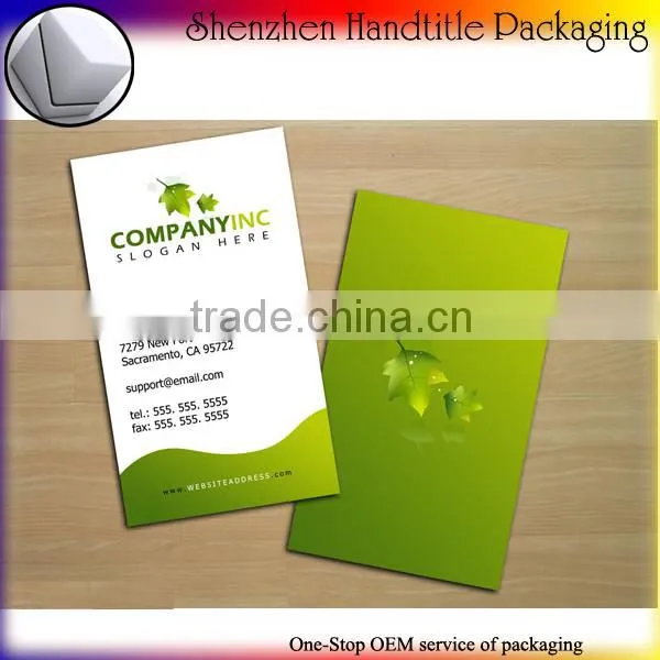 elegant gold edge business card hot stamping