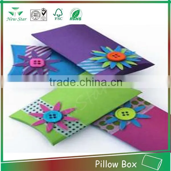 handmade embossing pillow gift box,box for gift