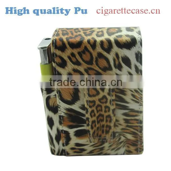 sunny pu leather cigarette case cigarette holder leather pouch for cigarette pack