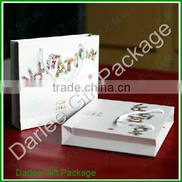 white paper shopping bag luxury paper shopping bag white kraft paper shopping bag