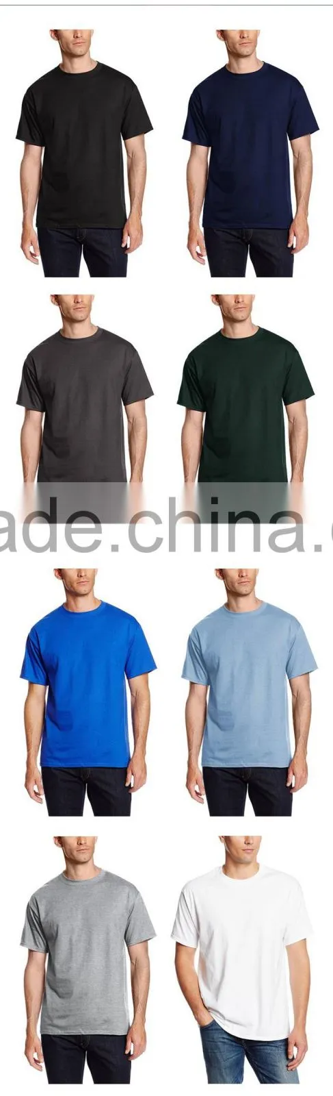 Mens Basic Plain T-Shirt 100% Cotton Short Sleeve Crew Neck T-Shirt , Wholesale Blank T-Shirt , Blank Dri Fit T- Shirts Whosale