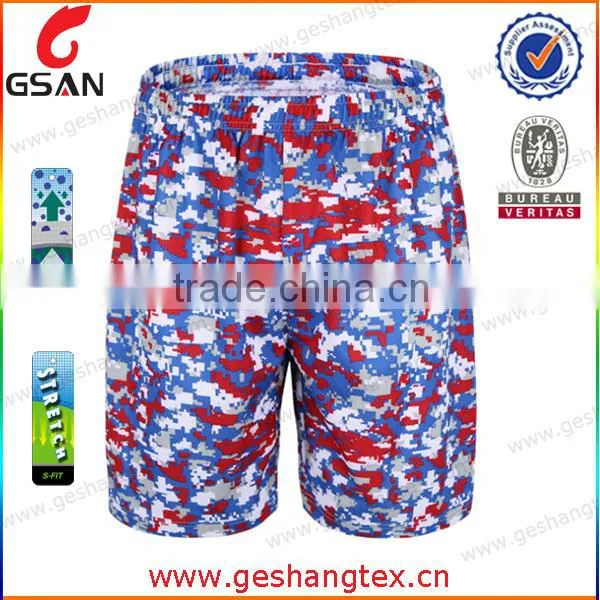 Cartoon digital printed sports shorts for boys
