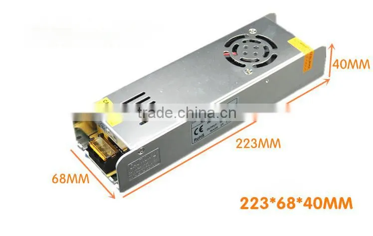 Single output type dc 12v power supply ,dc 12v 21a 250w slim led driver