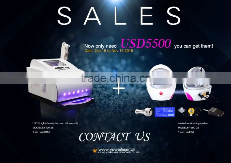 Protable HIFU for skin tightening lifting body slimming beauty machine