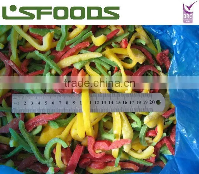 Frozen Sweet Pepper Green/Yellow/Red for sale