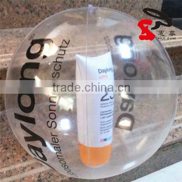 3D with ball insert inflatable new design pvc ball with custom logo printed for promotional gifts