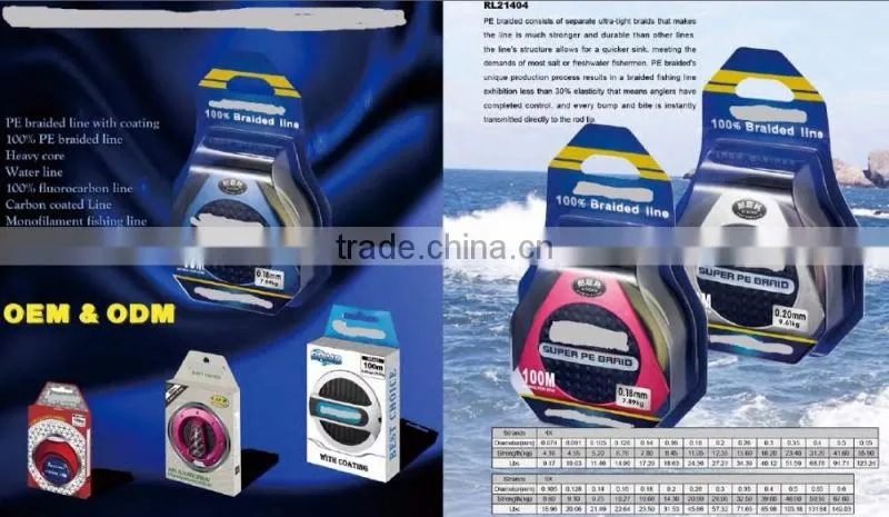 Factory direct PE braided fishing line