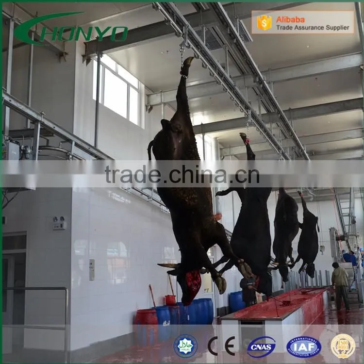 Halal Automatic Customized Cattle Cow Slaughtering Line Equipment Machine