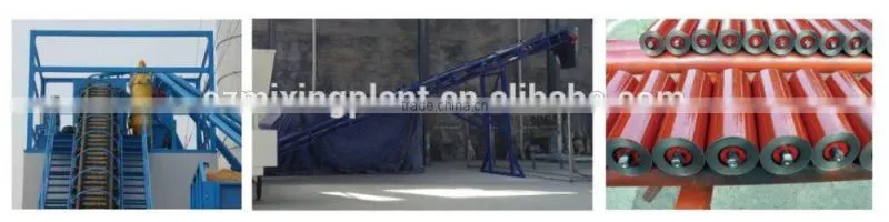 Concrete bathing plant belt conveyor