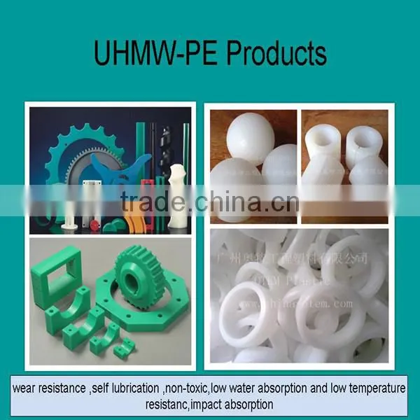 wear UHMWPE engineering plastic injection parts of gasket