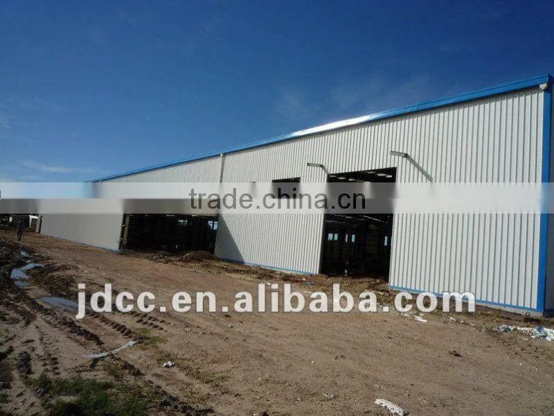 Economic and easy to install prefabricated steel warehouse