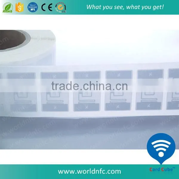 UHF 860~960MHz Monza 4D RFID Inlay for Inventory / Library Books Management