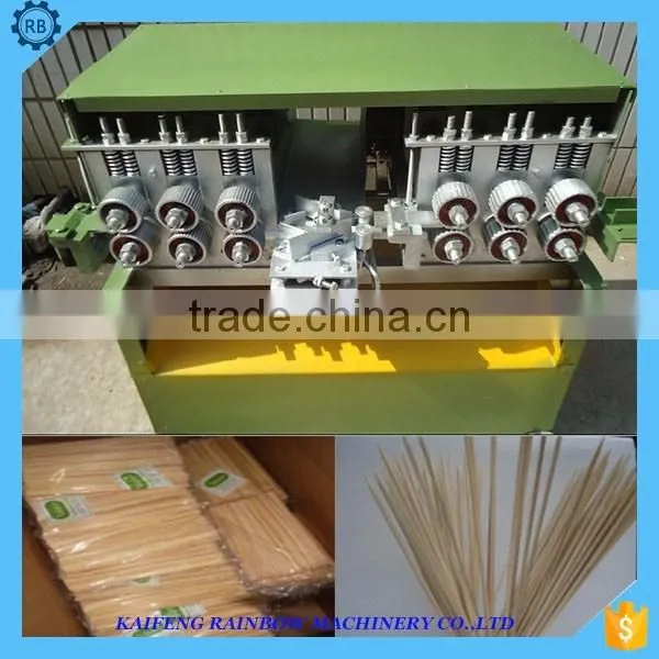 Automatic wood or bamboo toothpick production line used in many small and large factories