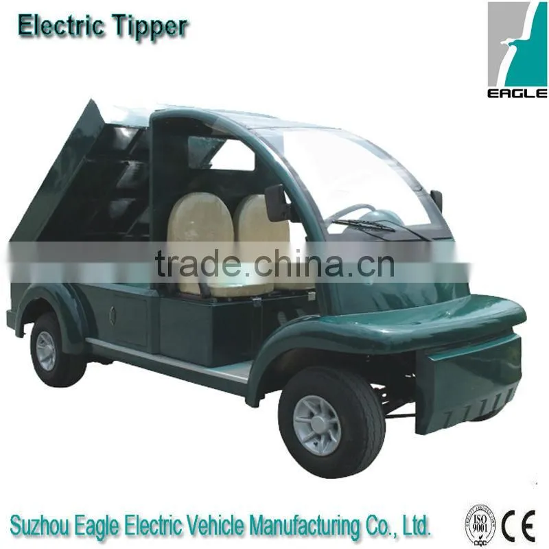 electric dump truck, with hydraulic lifted cargo bed, EG6063T,CE approved