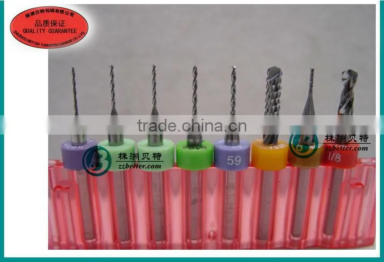 solid micro carbide endmill for cube cutting