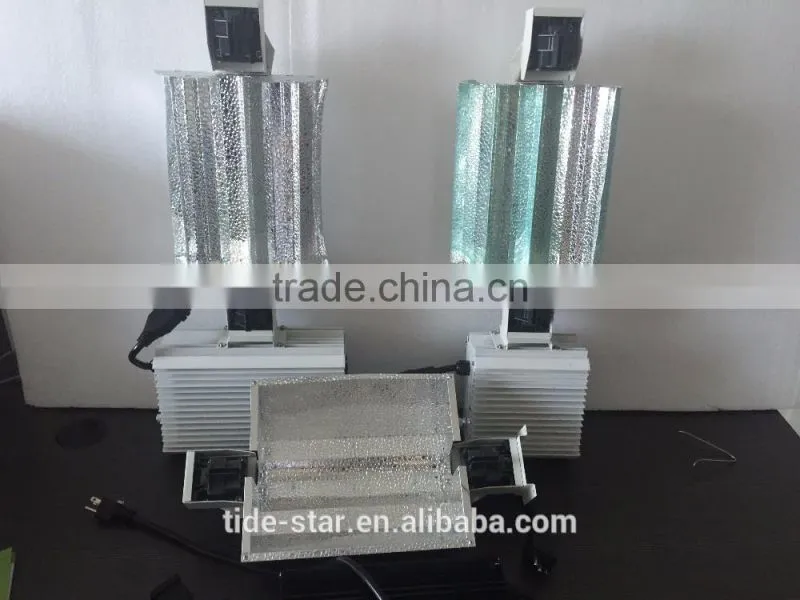 Hydroponics 1000w 600w double ended grow light reflector ballast