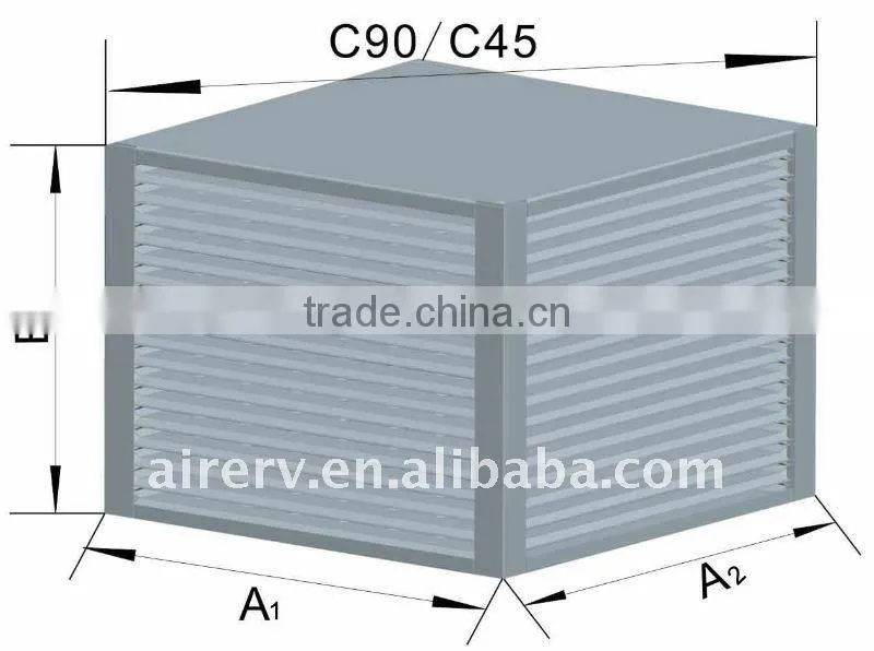 air heat exchange core
