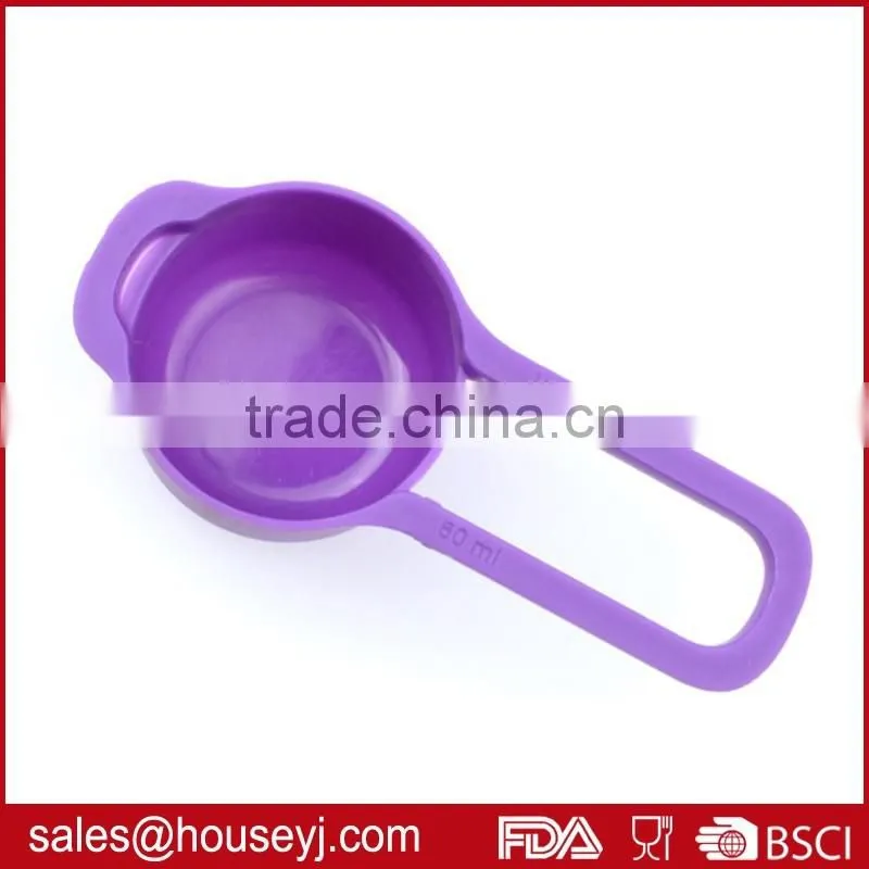 Set of 6pcs food grade plastic measuring cup colorful kitchen tools