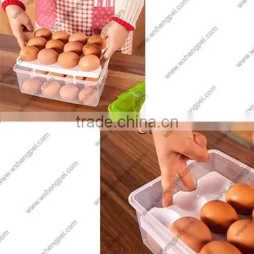 Double-deck eggs storage box