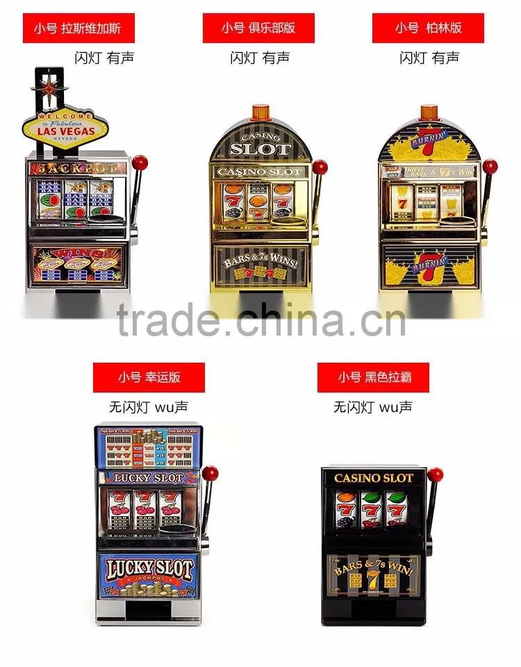 Creative Slot Machine Design Funny Money Box, Household Lucky Slot Machine Decorative Gift Piggy Bank For Wholesale