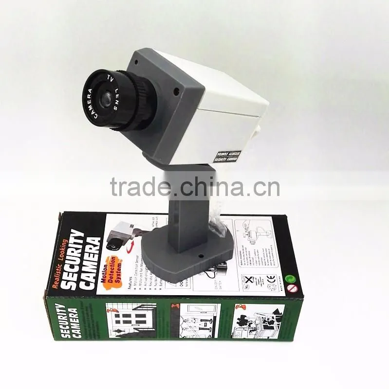Waterproof Realastic Looking Mini Dummy Fake Security Camera, Motion Sensor Detection LED Flashing Light CCTV Camera