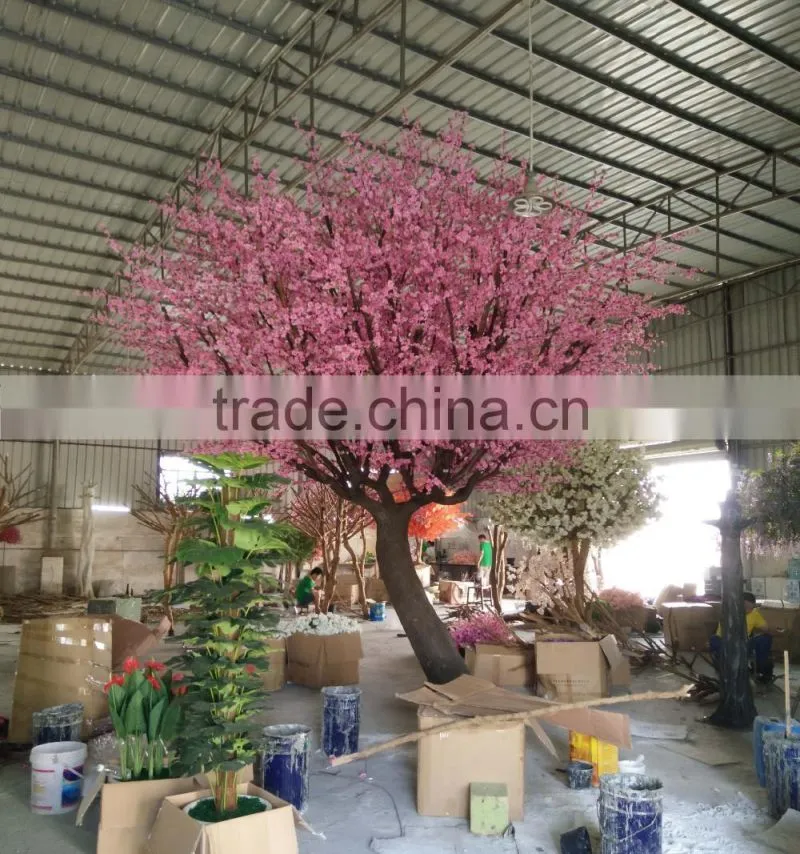 new products artificial huge peach blossom tree for decoration
