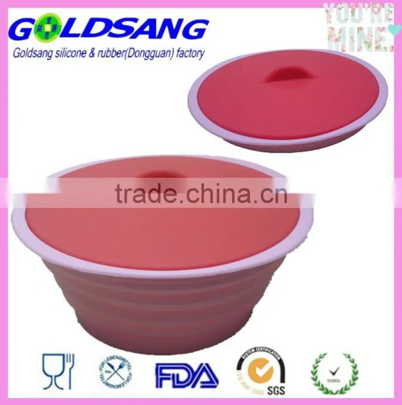 Silicone Feeding Bowl Water Dish Collapsible Travel Portable bowl