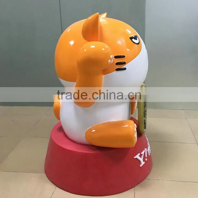 FRP display cat figure