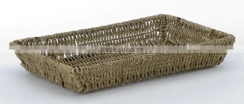 cheap straw baskets with handle for sundries