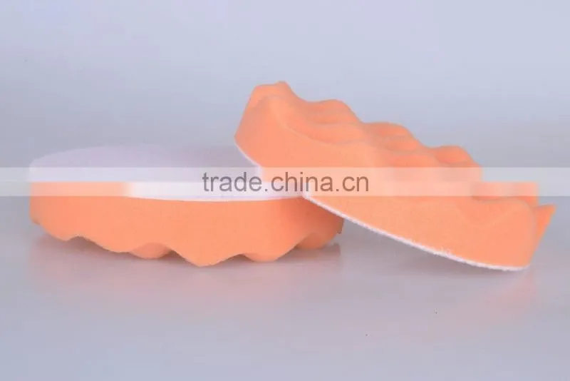 Flat waffle foam pad for car cutting ,polishing, waxing