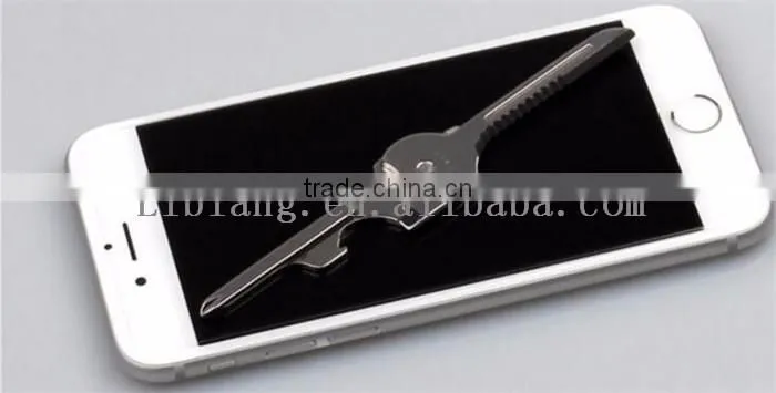 Creative outdoor present Six in one portable Key Knife