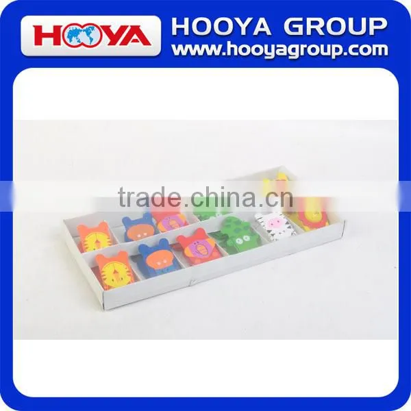 Lovely Animal-shaped Colorful Wooden Magnetic Clips