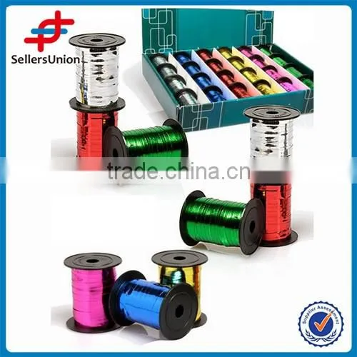 Pure colored plastic ribbon for Christmas