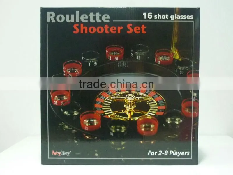 hot-selling spin&shot glass with high quality