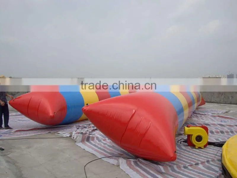 High Quality Inflatable Toy Water Blob Water Bungee Blob Inflatable Catapult Jump Pillow For Sale