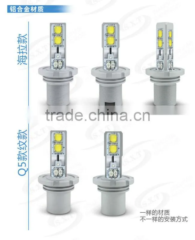 HIGH POWER LED HEAD LAMP,2400LM HIGH POWER LED HEADLIGHTS,autolamps,automobile lamps,better effects than HID,car accessories