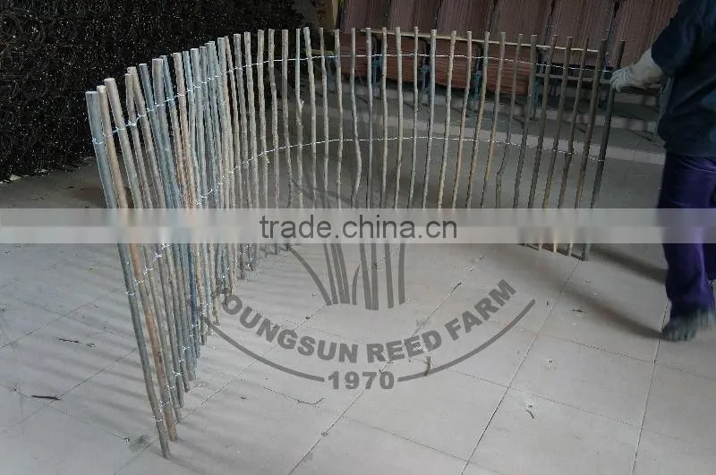 willow natural fence, gardening screening