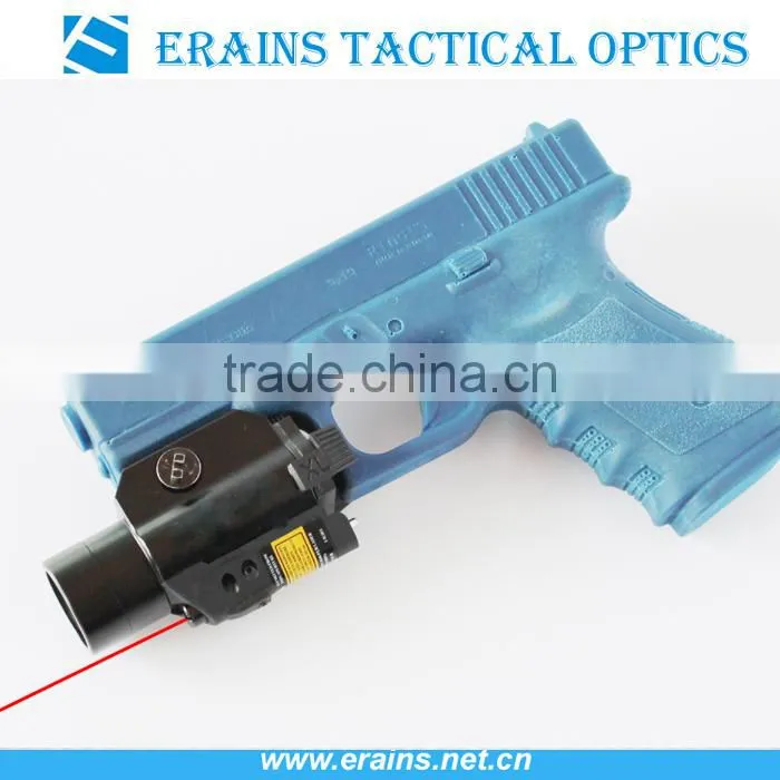 Erains TAC Optics Military Standard Cree 5mW Red Laser Sight 225 Lumens LED Flashlight Tactical Laser LED Flashlight Combo