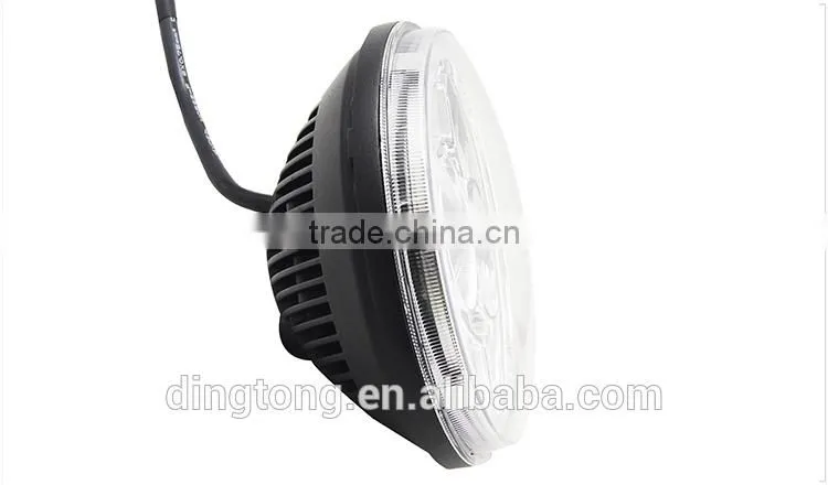 DRL ECE R112 7 inch round led headlight 12v 24v landrover defender led headlamp