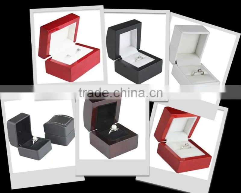 PU leather jewelry box ornament cabinet