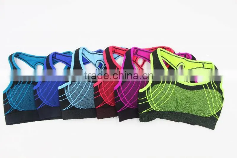 High quality seamless sports bra OEM in 5 colors