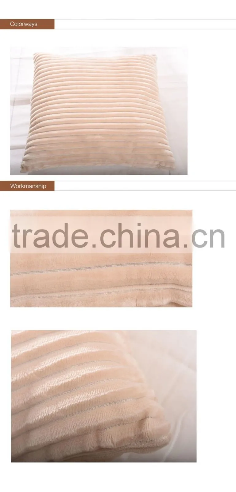2016 NEW Designed Cushion with Stripe Pattern