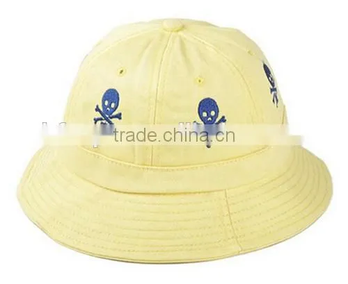 Custom Personality Embroidery Logo Black Bucket Hat